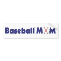 Baseball Mum Bumper Sticker