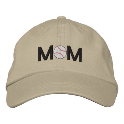 Baseball Mum Embroidered Hat by mothersdaytshirts