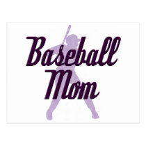 Baseball Mum postcards