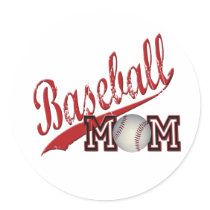 Baseball Mum Red