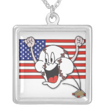 Baseball Necklace