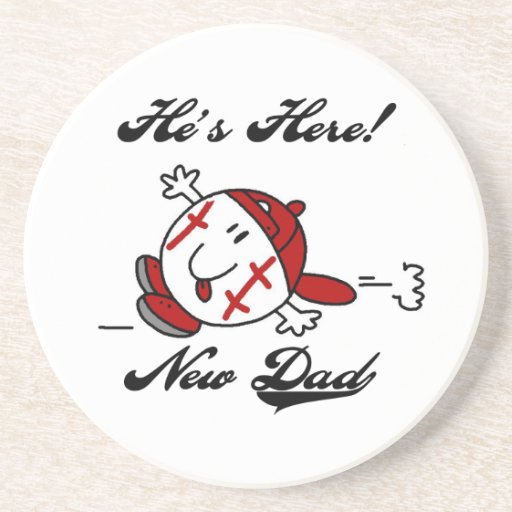 Baseball New Dad T-shirts and Gifts Coasters