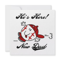 Baseball New Dad T-shirts and Gifts Personalized Announcement