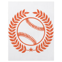 Baseball Olive Branch and Star Full Color Flyer