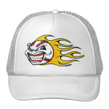 Baseball On Fire: Baseball Hat