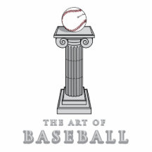 baseball on pedestal art photo sculpture