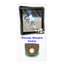 Baseball Photocard Custom Photo Card