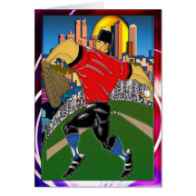 Baseball Pitcher Note Cards