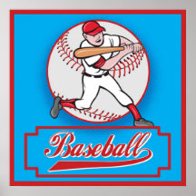 baseball player batting posters