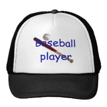 Baseball player hat