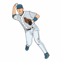 baseball player pitching vector design photo cutouts