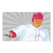baseball player slide vector graphic stickers