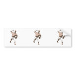 baseball player throwing vector graphic bumper stickers