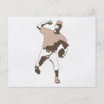 baseball player throwing vector graphic custom flyer