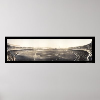Baseball Polo Grounds Photo 1910 Poster by lc_panoramicphotos