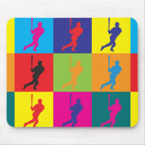Baseball Pop Art Mouse Pad