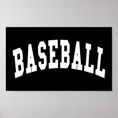 Baseball Poster by republicofsport