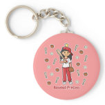 Baseball Princess Key Chains
