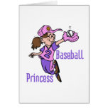 Baseball Princess T-shirts and Gifts Greeting Cards