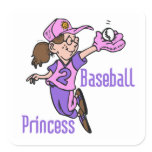 Baseball Princess T shirts and Gifts stickers