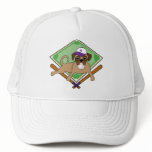 Baseball Pug Hat (purple) - Customise it!