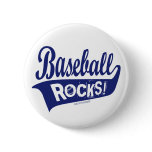 Baseball Rocks! Button
