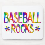BASEBALL ROCKS MOUSE MAT