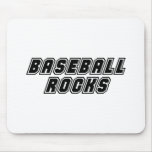 Baseball Rocks Mouse Pad
