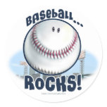 Baseball Rocks! Sticker