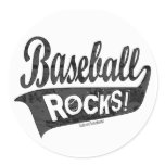 Baseball Rocks! Sticker