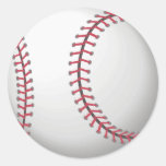 Baseball Round Stickers