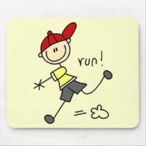 Baseball Run Tshirts and Gifts Mouse Pad