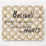 Baseball saying mousepads