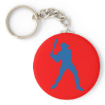 baseball silhouette key chains