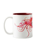 Baseball / Softball Butterfly Flower Pink Mug