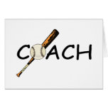 Baseball Softball Coach Cards