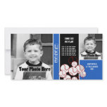 Baseball Sport Schedule photo cards