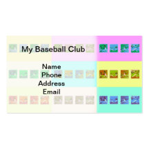 Baseball Sports Images Business Card