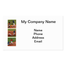 Baseball Sports Products and Supplies Business Card Template