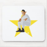 baseball star vector design mousepad