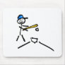 Baseball (Stick Figure) Mouse Mats