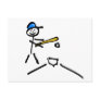 Baseball Stick Figure Post Cards
