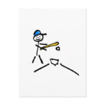 Baseball Stick Figure