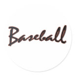 Baseball Sticker