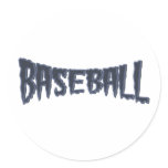 Baseball Sticker