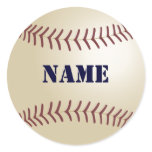 Baseball Stickers - Add Your Name