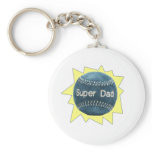 Baseball Super Dad keychains