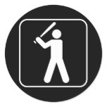 Baseball Symbol Sticker