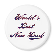 Baseball Text World's Best New Dad