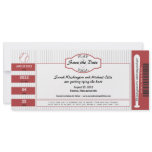 Baseball Ticket Save the Date Custom Invite